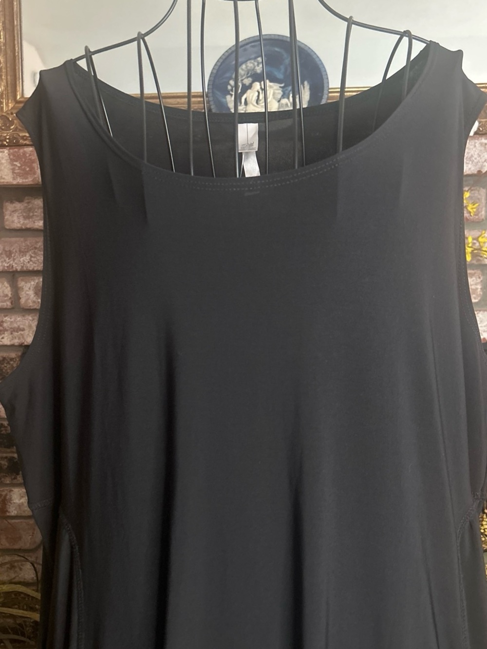 NWT Marla Wynne Balloon Lantern Hem Dress Sleeveless With Scoop Neck Sz 1X - Picture 2 of 8